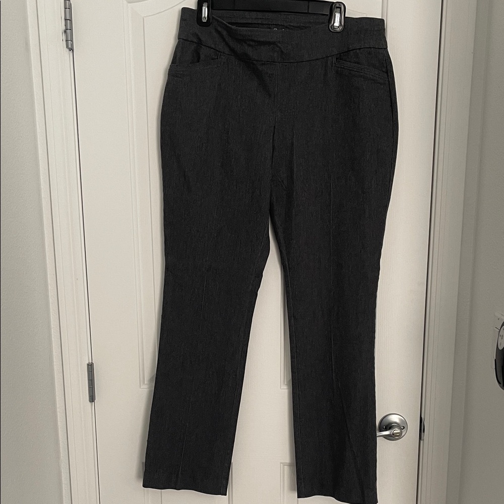 Croft & Barrow Charcoal stretch pants. Size 12R